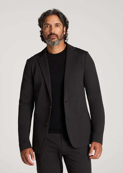 Traveler Twill Blazer for Tall Men in Black