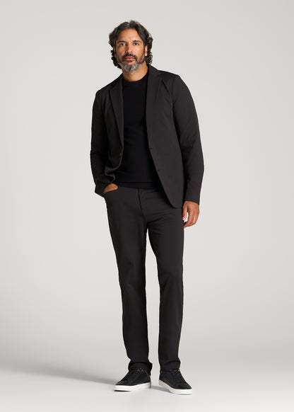 Traveler Twill Blazer for Tall Men in Black