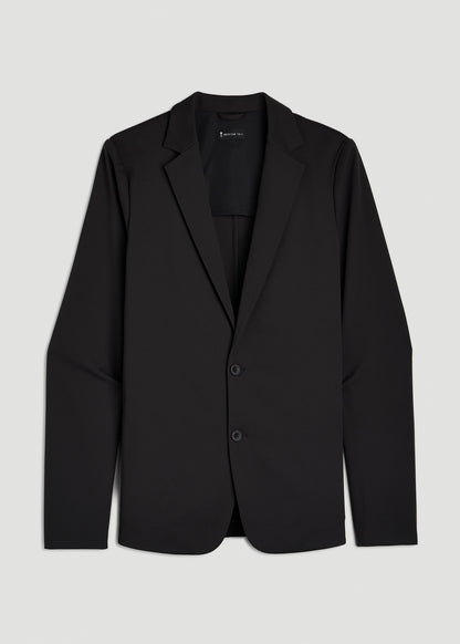 Traveler Twill Blazer for Tall Men in Black