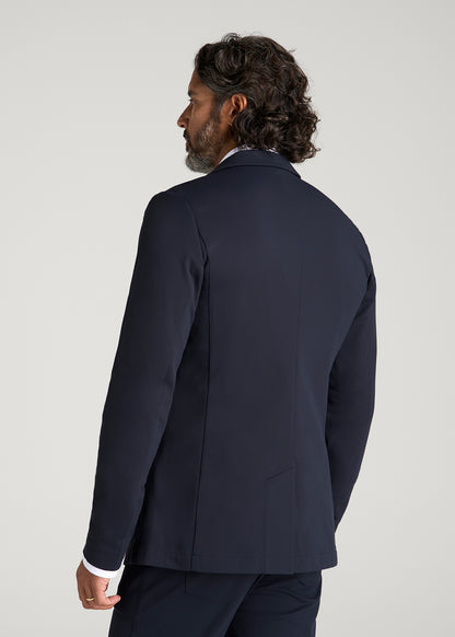 Traveler Twill Blazer for Tall Men in Royal Navy