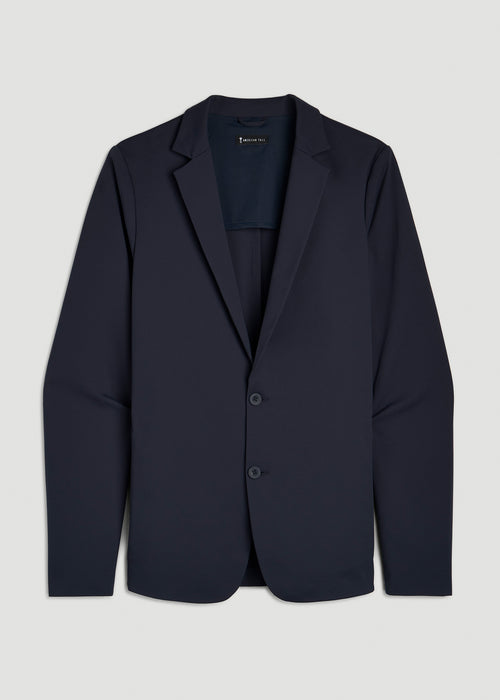 Traveler Twill Blazer for Tall Men in Royal Navy