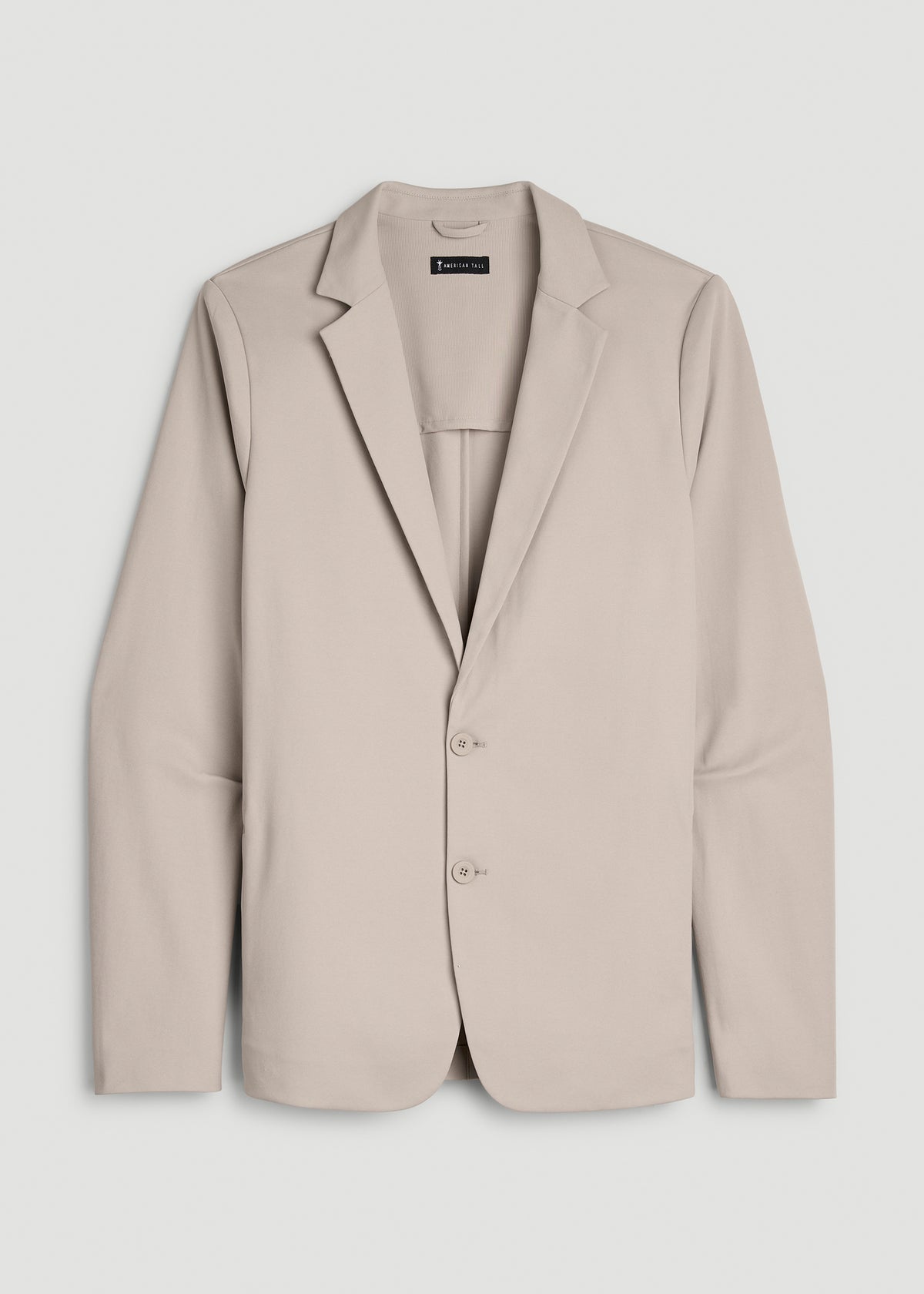 Traveler Twill Blazer for Tall Men in Simply Taupe