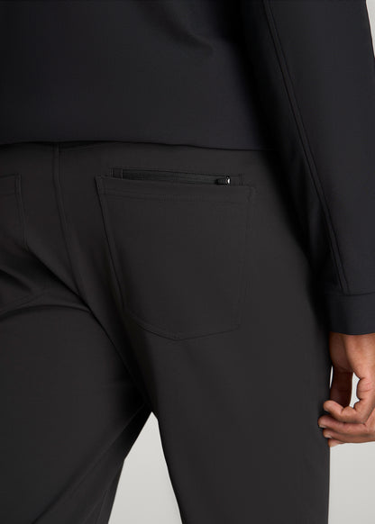 Traveler Twill Pants for Tall Men in Black