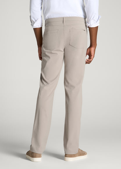 Traveler Twill Pants for Tall Men in Simply Taupe