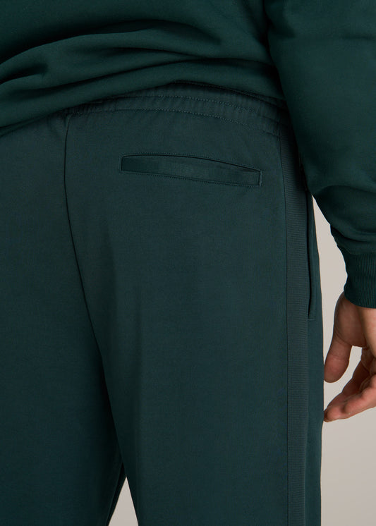 Tricot Extra-Long Track Pants for Tall Men in Emerald