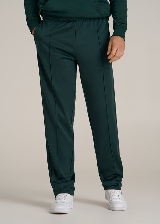 Tricot Extra-Long Track Pants for Tall Men in Emerald