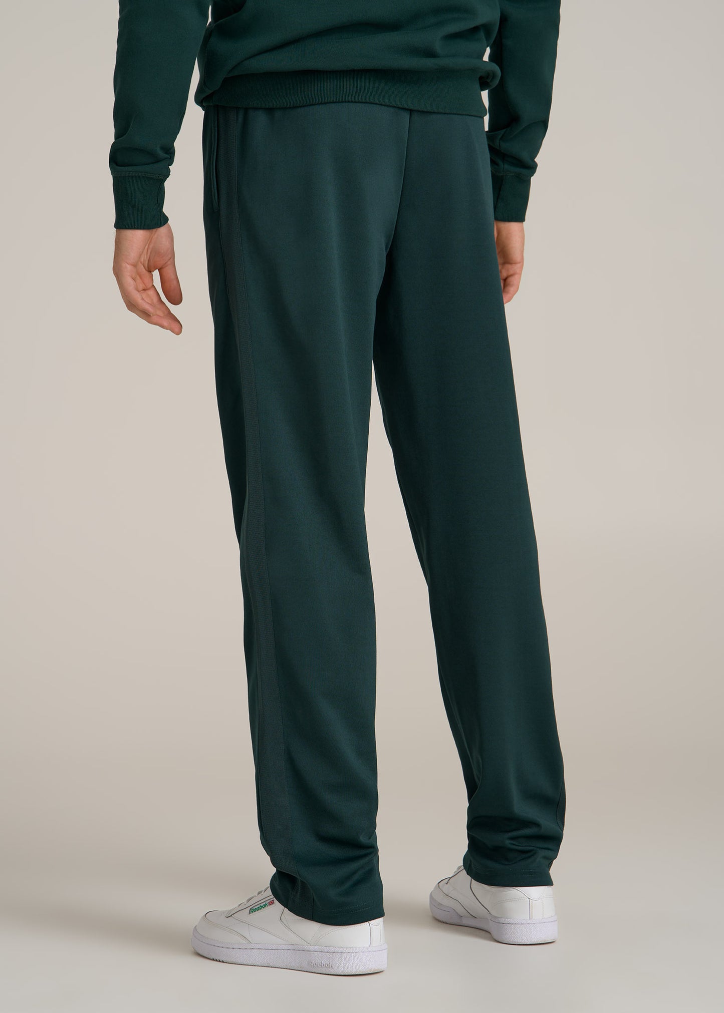 Tricot Track Pants for Tall Men in Emerald