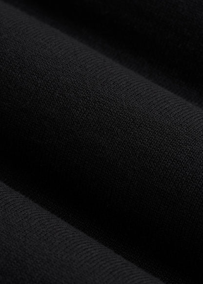 Turtleneck Sweater for Tall Men in Black