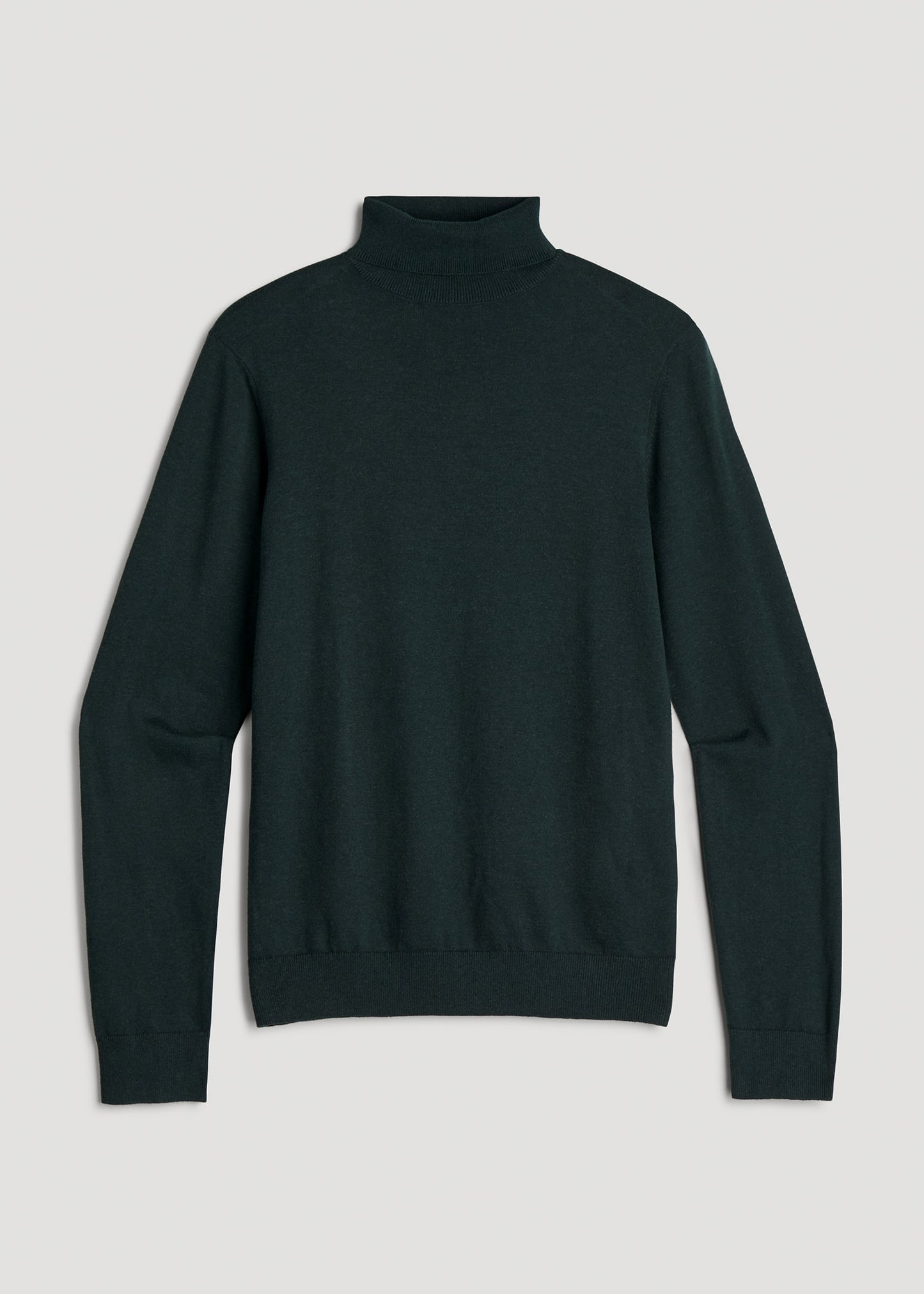 Men's Tall Turtleneck Sweater in Midnight Green