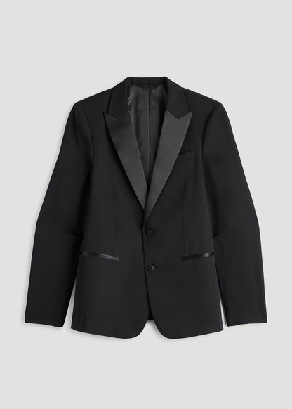 Tuxedo Jacket for Tall Men in Black
