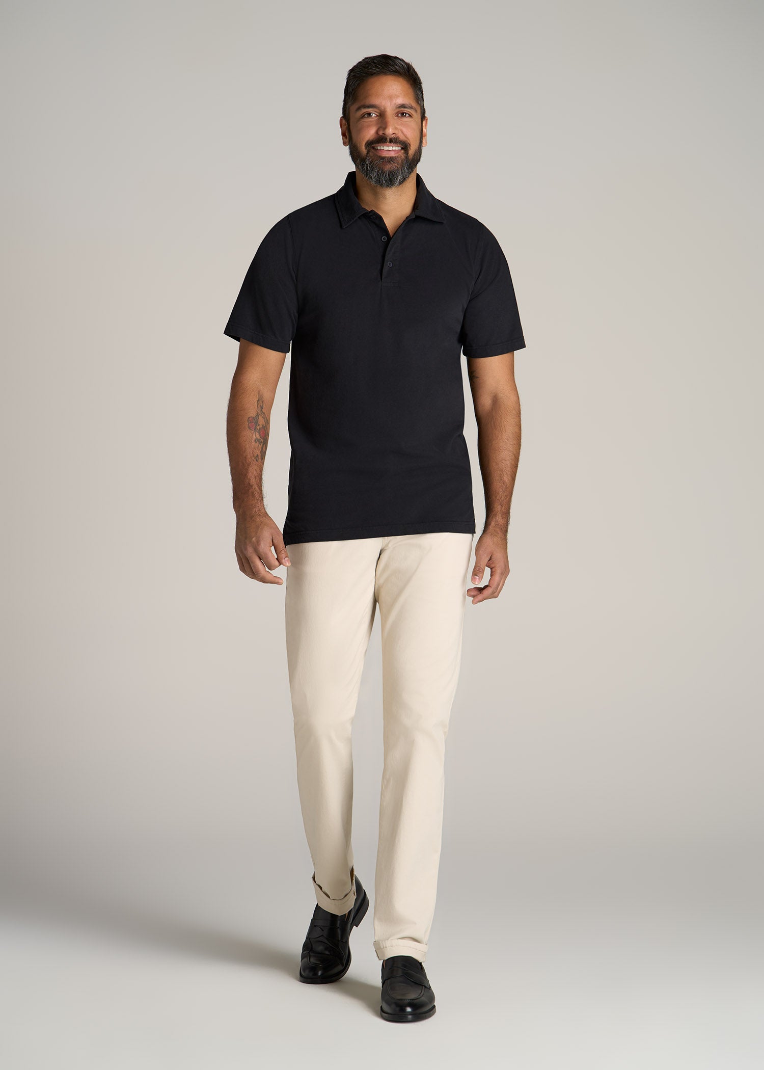 American-Tall-Men-Ultra-Soft-Short-Sleeve-Cotton-Polo-Vintage-Black-full