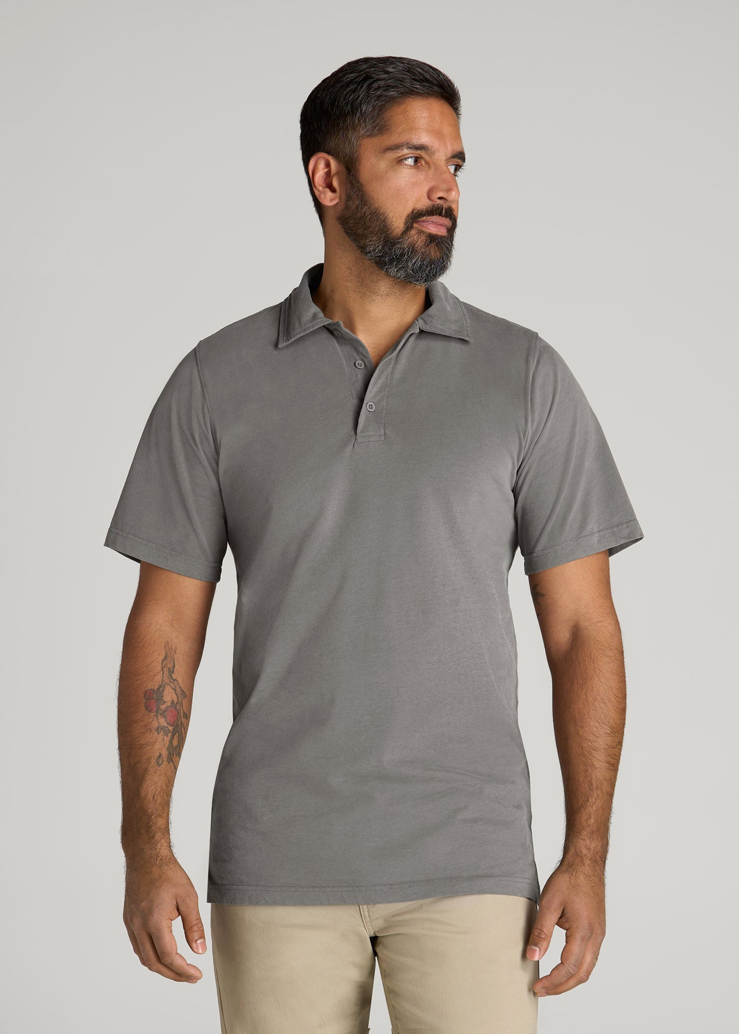 LJ&S Ultra Soft Short Sleeve Cotton Polo for Tall Men | American Tall
