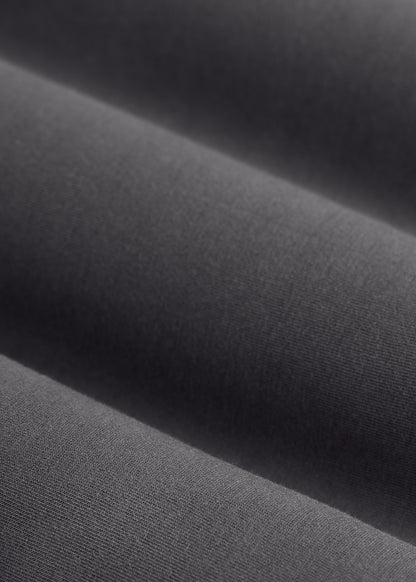 Tech Motion Fleece Hooded Popover for Tall Men in Iron Grey