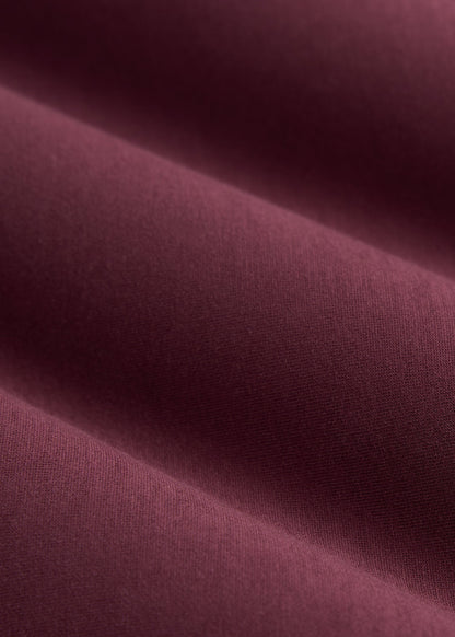 Tech Motion Fleece Hooded Popover for Tall Men in Tawny Port