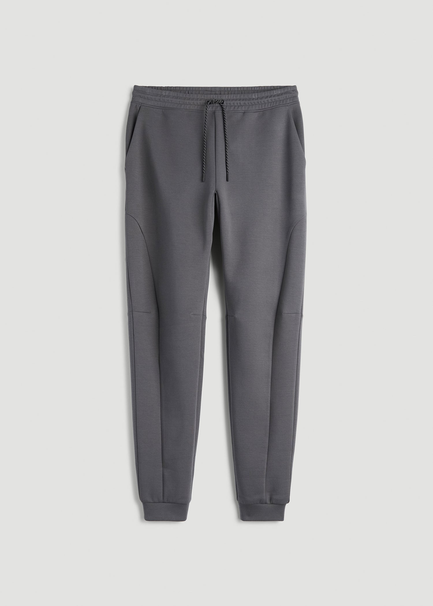 Tech Motion Fleece Joggers for Tall Men in Iron Grey
