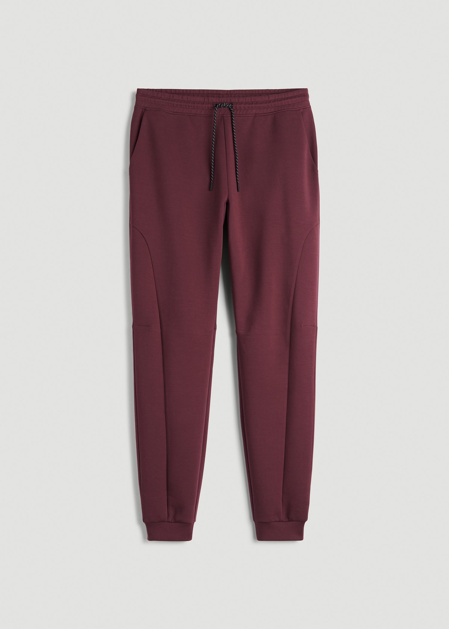 Tech Motion Fleece Joggers for Tall Men in Tawny Port