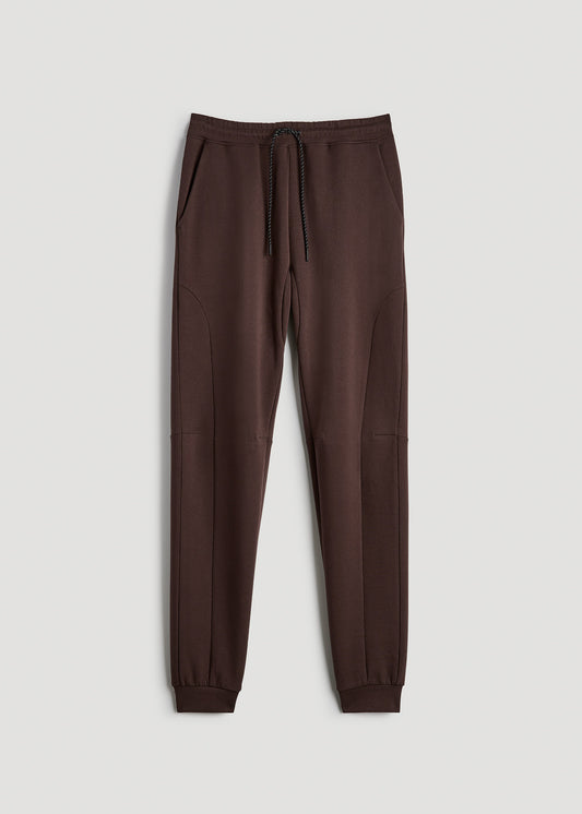 Tall Men's Utility Fleece Joggers in Espresso