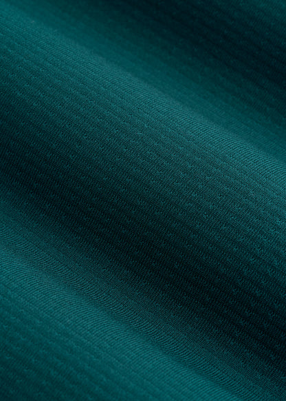 Performance Vented Golf Polo for Tall Men in Deep Teal