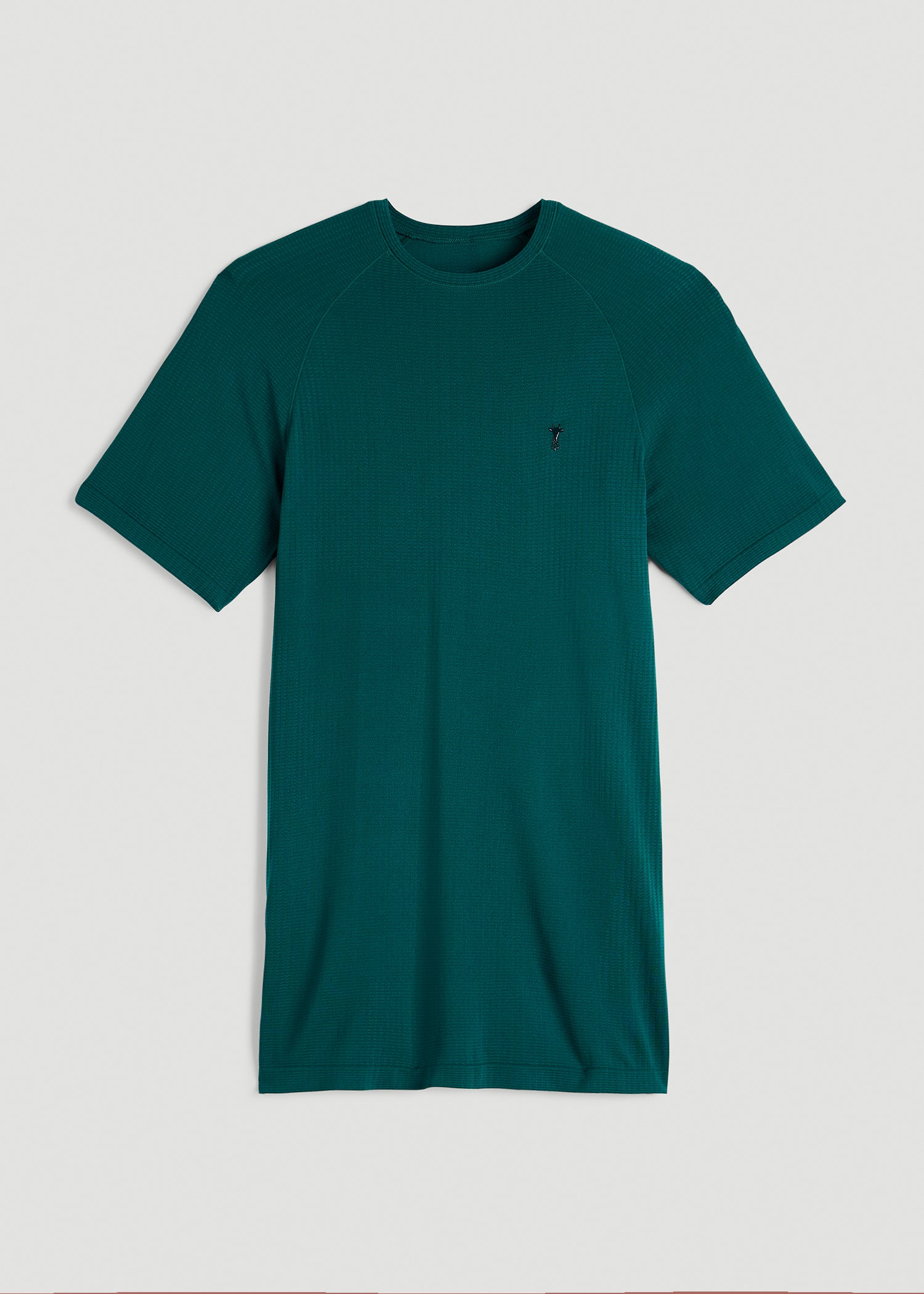 Vented Training Top for Tall Men in Deep Teal