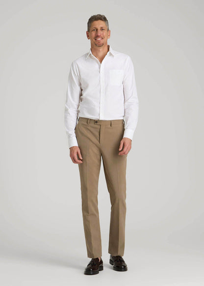 Washed Oxford Shirt for Tall Men in White