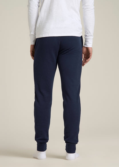 Waffle-Knit Lounge Jogger for Tall Men in Patriot Blue