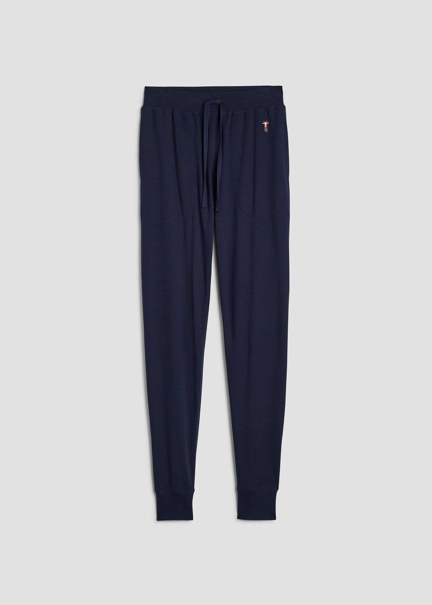 Waffle-Knit Lounge Jogger for Tall Men in Patriot Blue