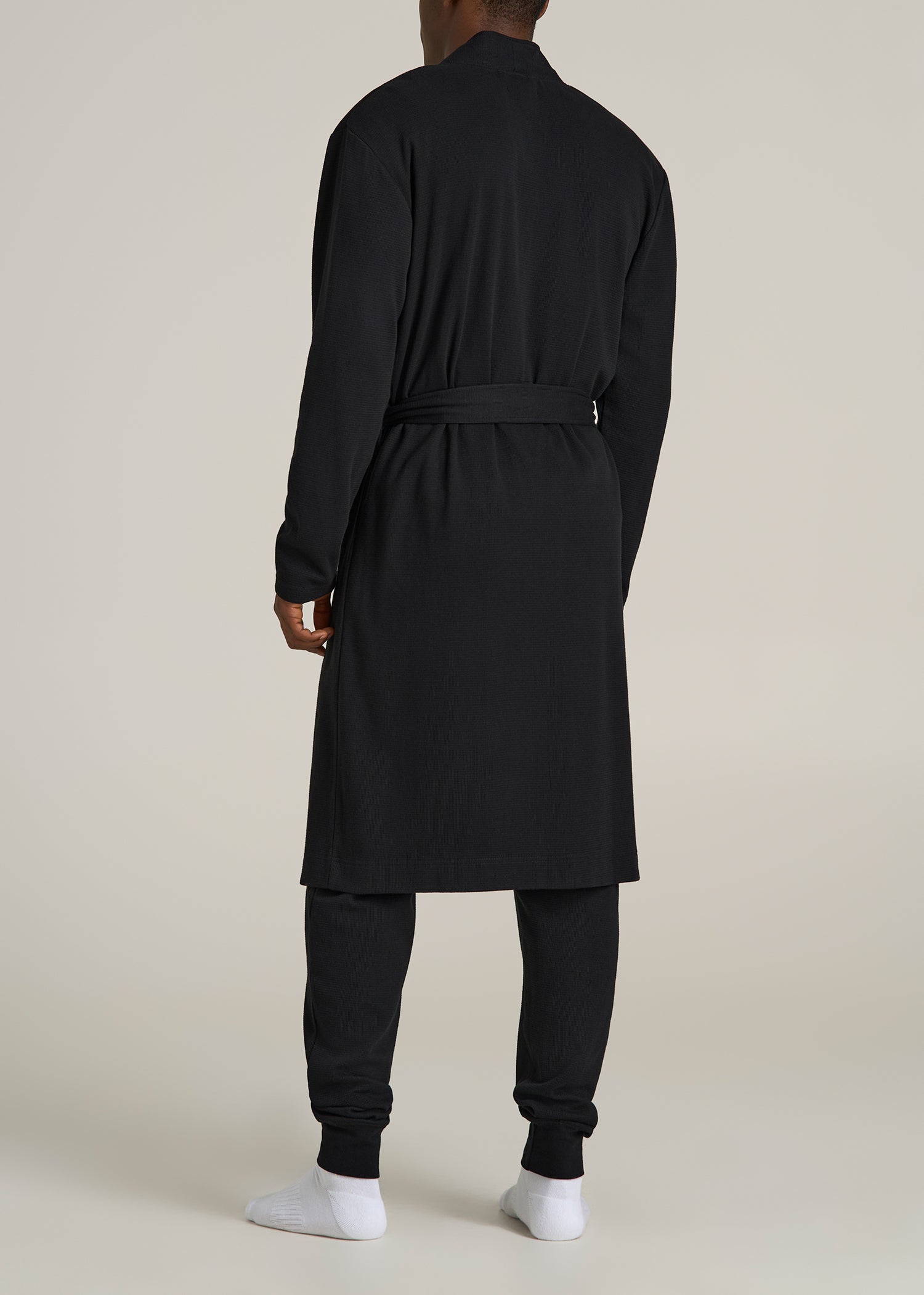 Waffle-Knit Lounge Robe for Tall Men | American Tall