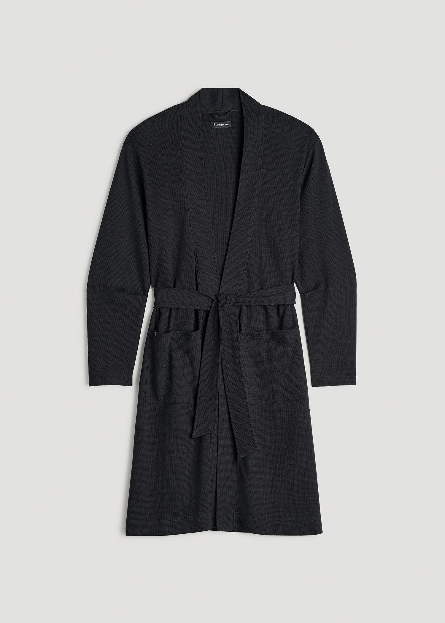 Waffle-Knit Lounge Robe for Tall Men | American Tall