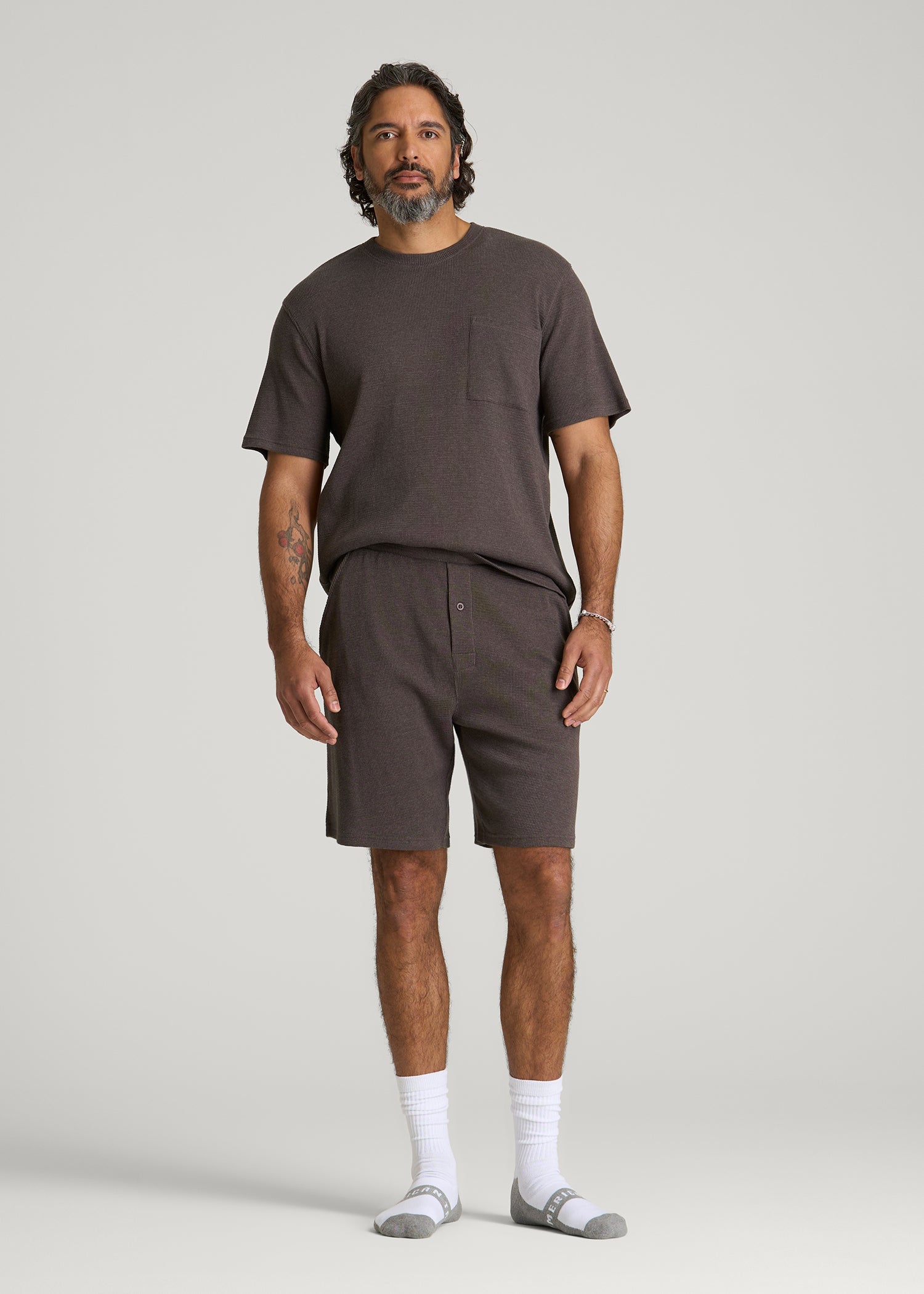 Waffle Lounge Shorts for Tall Men | American Tall