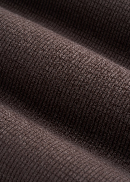 Waffle Lounge Top for Tall Men in Espresso
