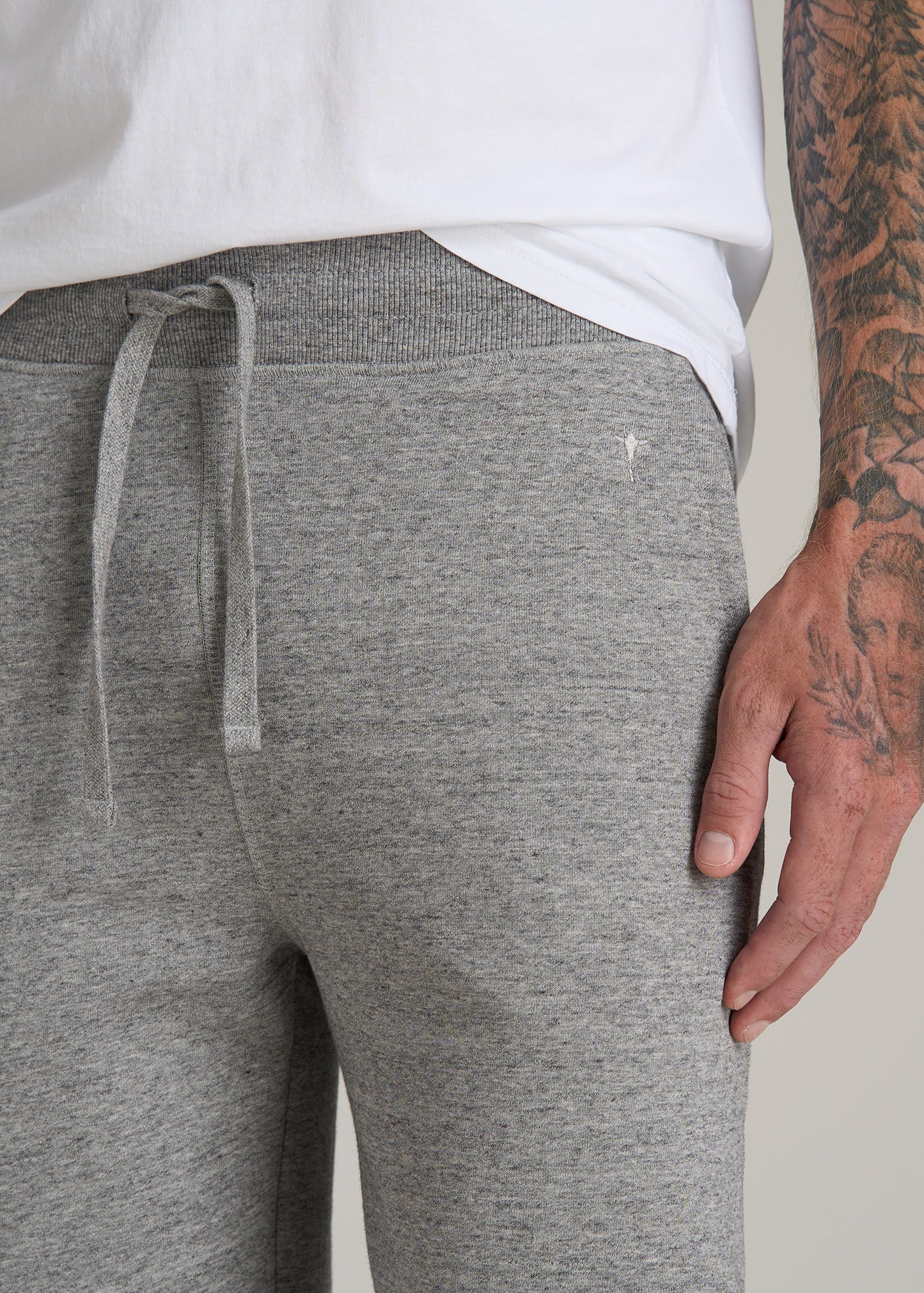 Wearever 2.0 Fleece Joggers for Tall Men in Heathered Grey