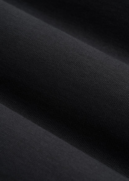 Wearever Fleece Collared Sweatshirt for Tall Men in Black