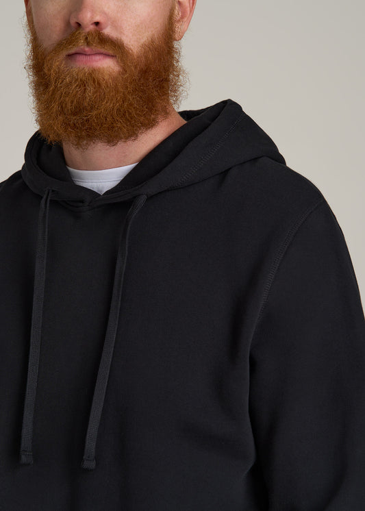 Wearever 2.0 Fleece Hoodie for Tall Men in Black