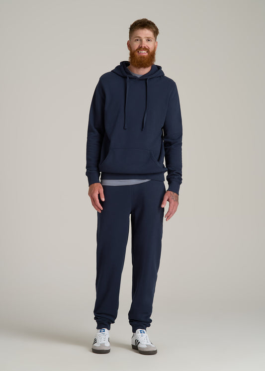 Wearever 2.0 Fleece Hoodie for Tall Men in Evening Blue