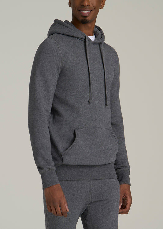 Wearever 2.0 Fleece Hoodie for Tall Men in Charcoal Mix