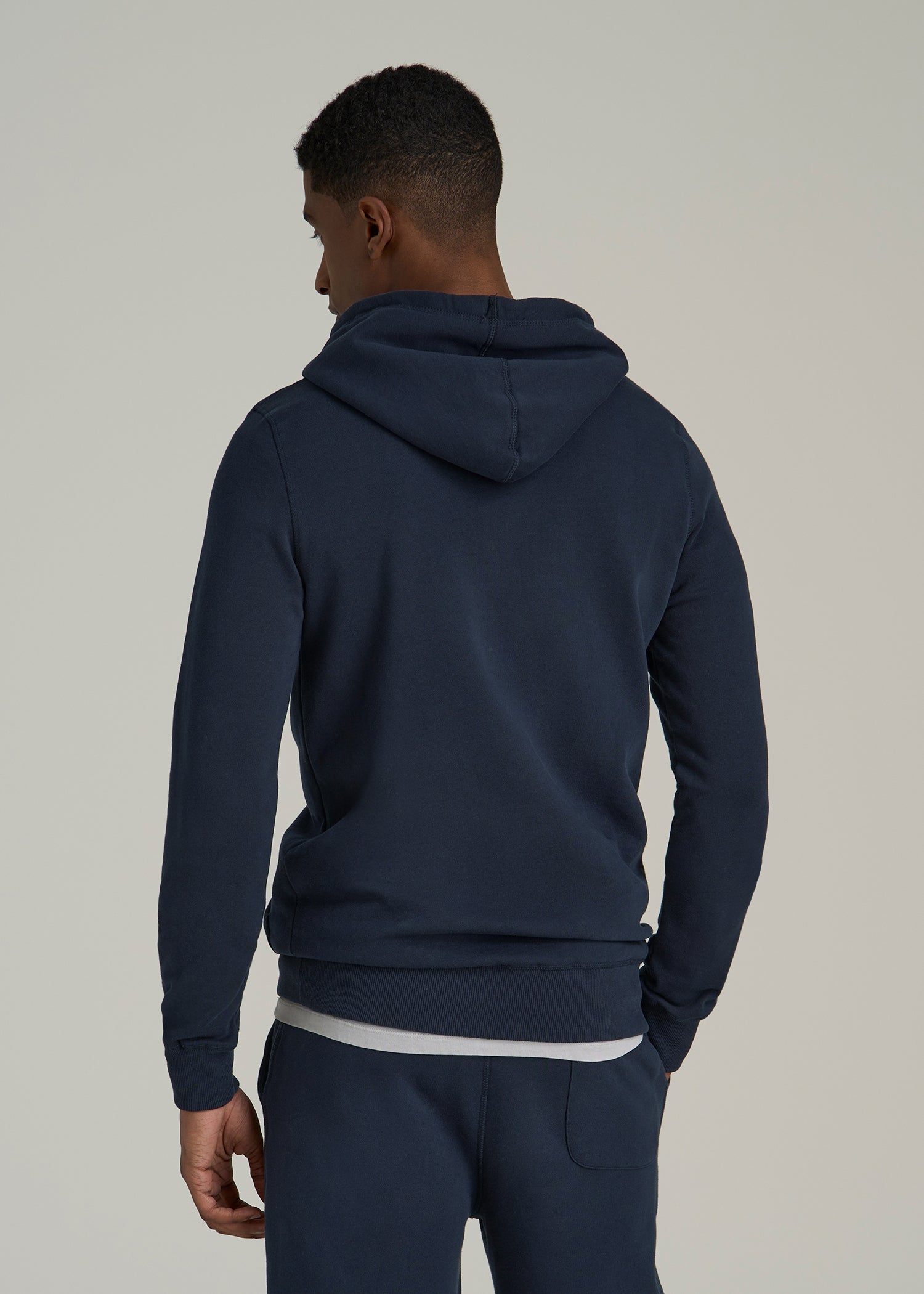 Wearever 2.0 Fleece Hoodie for Tall Men in Evening Blue