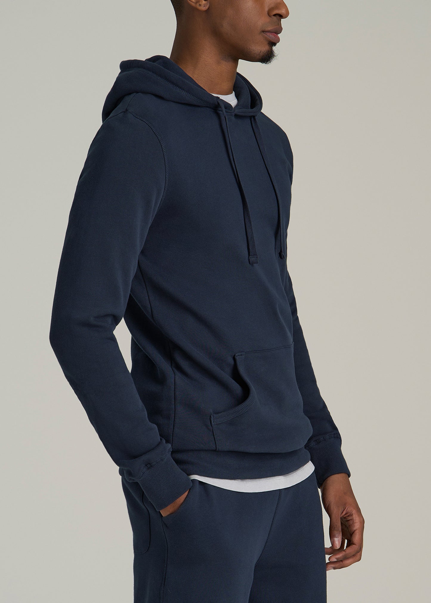 Wearever 2.0 Fleece Hoodie for Tall Men in Evening Blue