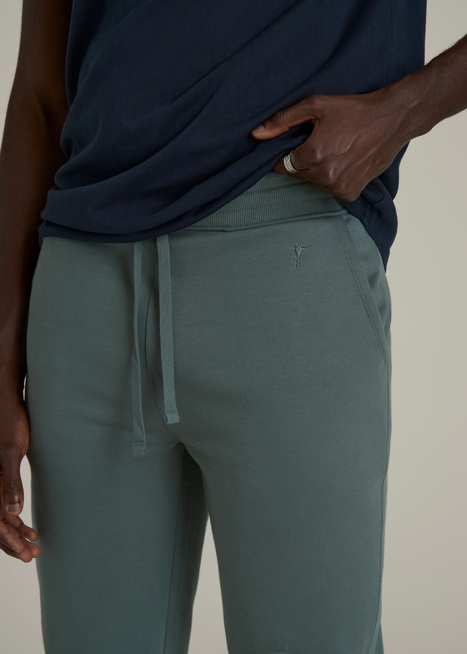 Wearever 2.0 Fleece Joggers for Tall Men in Balsam Green