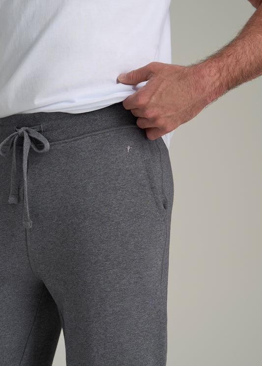 Wearever 2.0 Fleece Joggers for Tall Men in Charcoal Mix