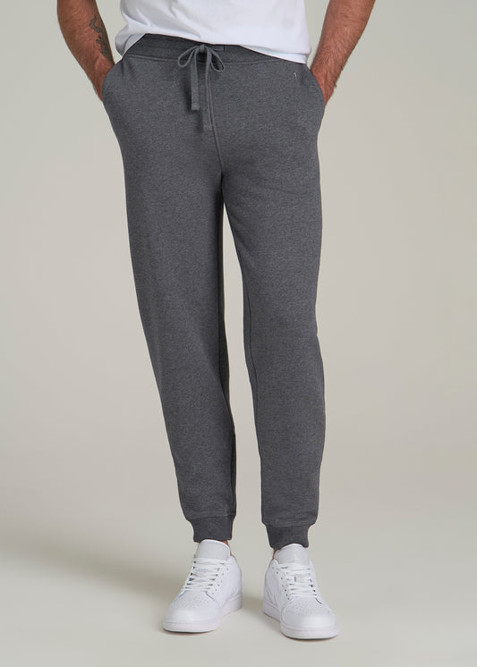 Wearever 2.0 Fleece Joggers for Tall Men in Charcoal Mix