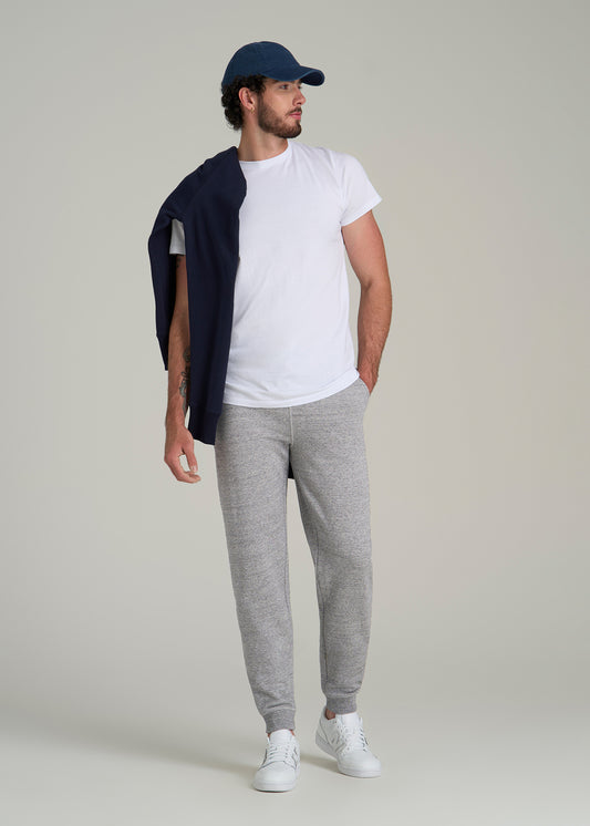 Wearever 2.0 Fleece Joggers for Tall Men in Heathered Grey