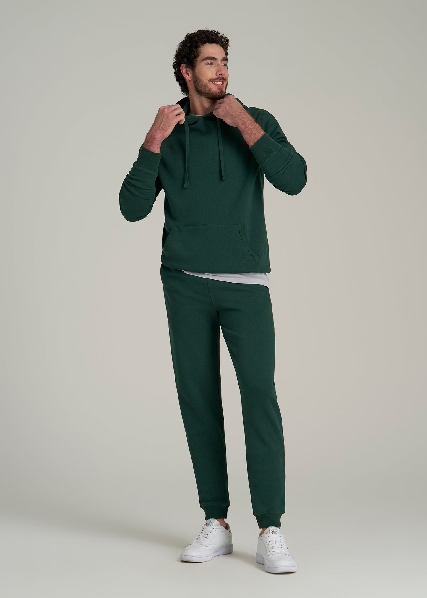 Wearever 2.0 Fleece Joggers for Tall Men in Rain Forest