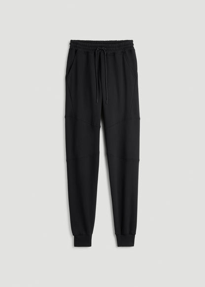Wearever Fleece Joggers for Tall Men in Black