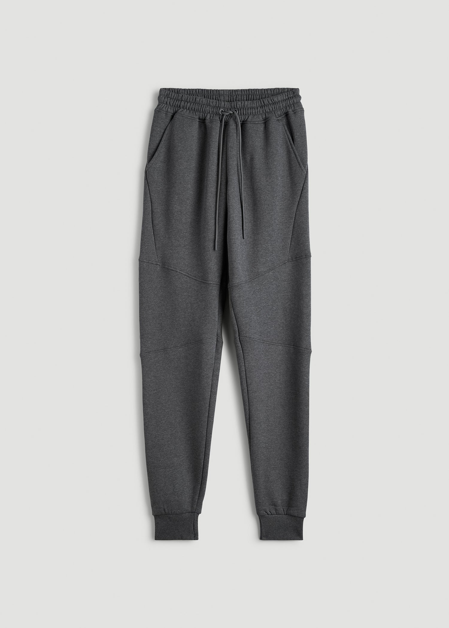 Wearever Fleece Joggers for Tall Men in Charcoal Mix