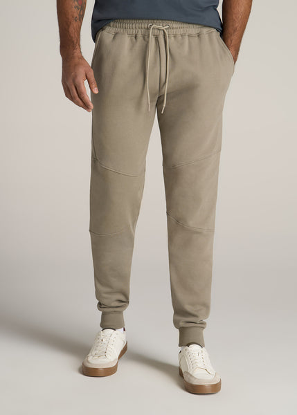 Wearever Fleece Joggers for Tall Men in Khaki