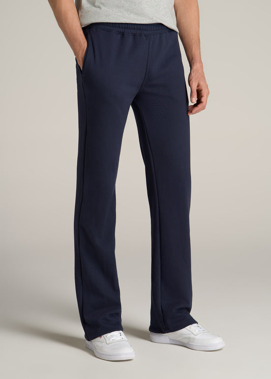 American-Tall-Men-Wearever-Fleece-Open-Bottom-Sweatpants-Navy-side