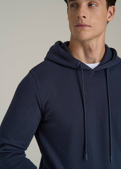 Wearever Fleece Pullover Hoodie for Tall Men in Navy