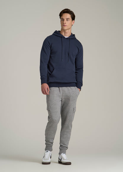 Wearever Fleece Pullover Hoodie for Tall Men in Navy
