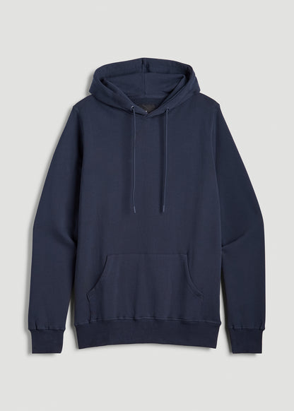 Wearever Fleece Pullover Hoodie for Tall Men in Navy