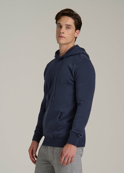 Wearever Fleece Pullover Hoodie for Tall Men in Navy